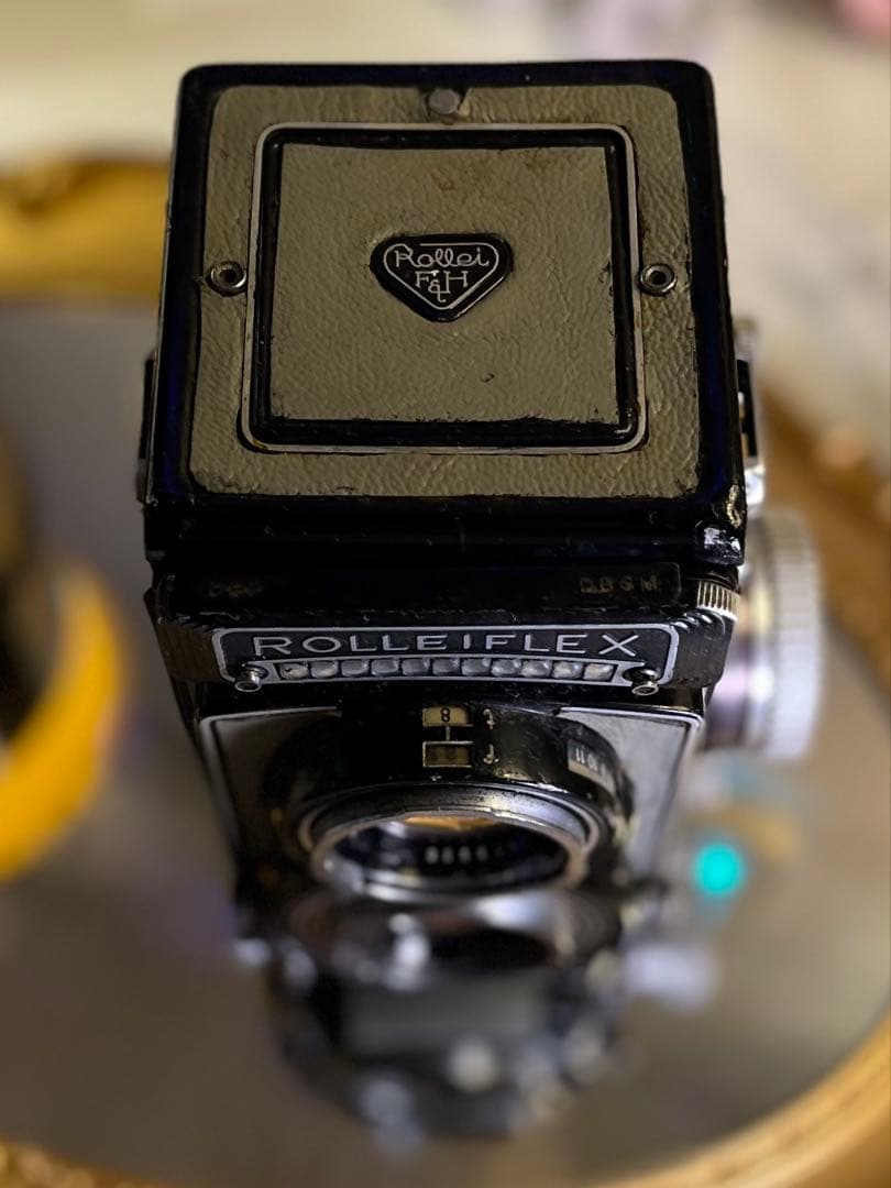 【希少グレー革】Rolleiflex T型 Tessar 75mm f3.5
