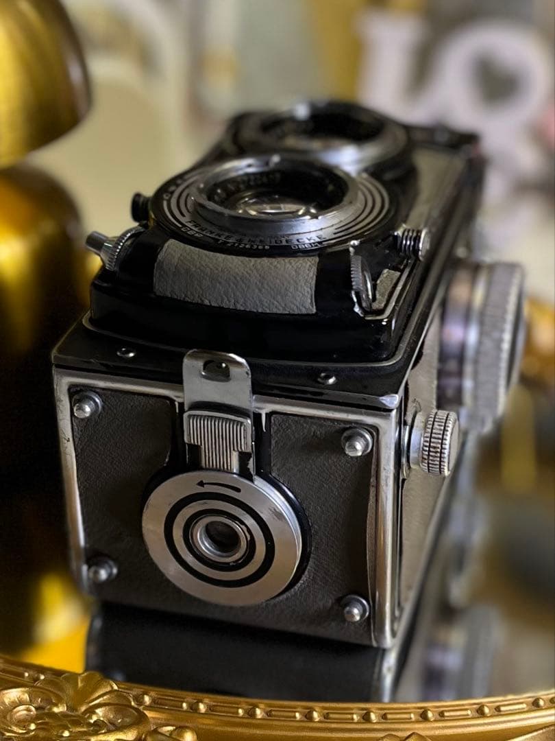 【希少グレー革】Rolleiflex T型 Tessar 75mm f3.5