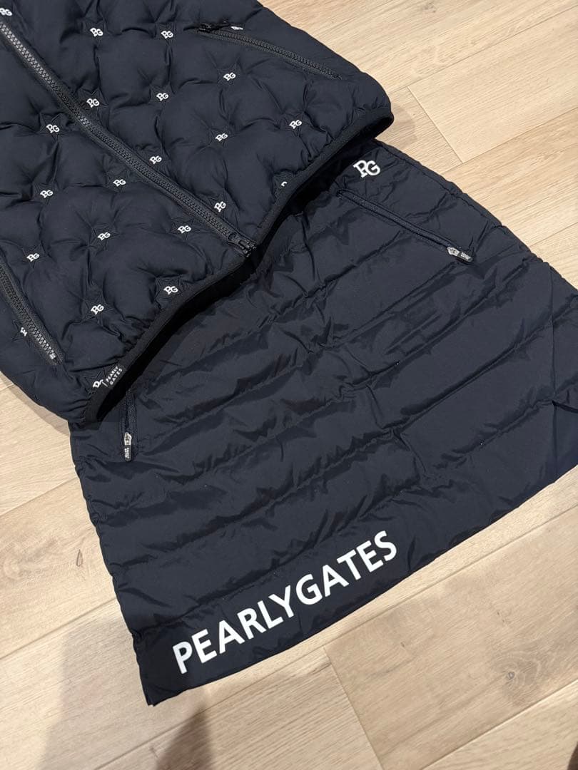 PEARLY GATES ネイビー キルティングスカート