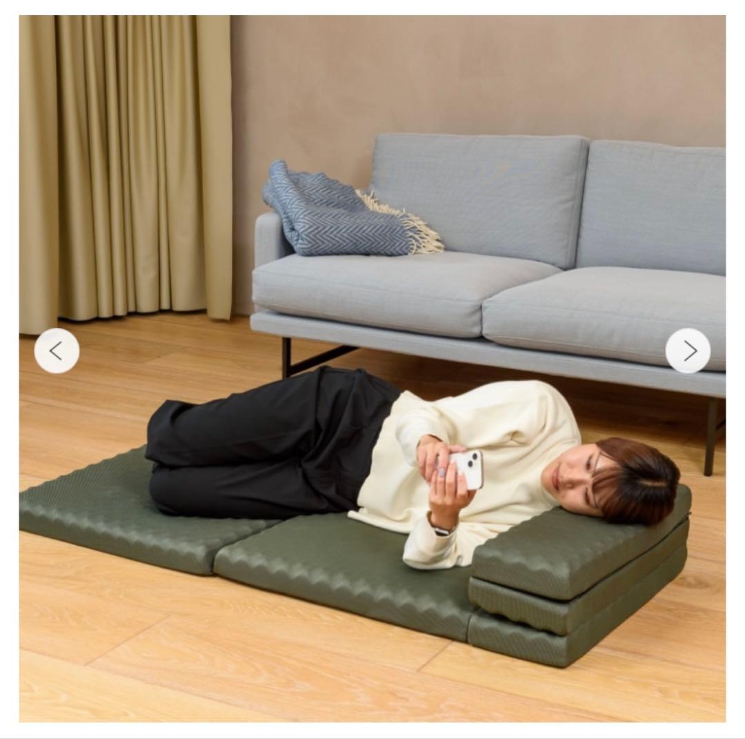 【新品未開封】西川 ごろ寝マットレス　グリーン⭐︎星4.8高評価人気　即購入⭕️防災