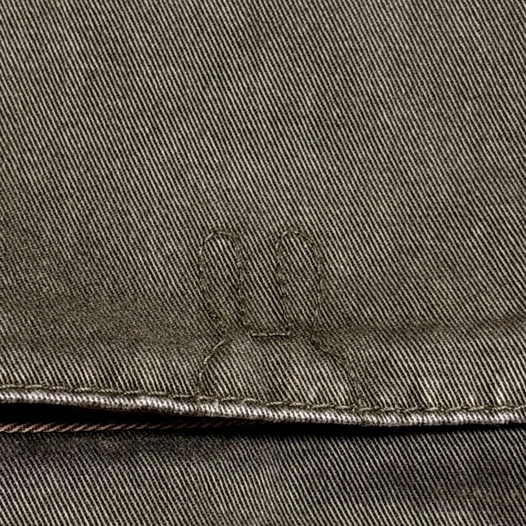 【未使用級】CUNE キューン うさぎがいる ワイド ストレート XS カーキ