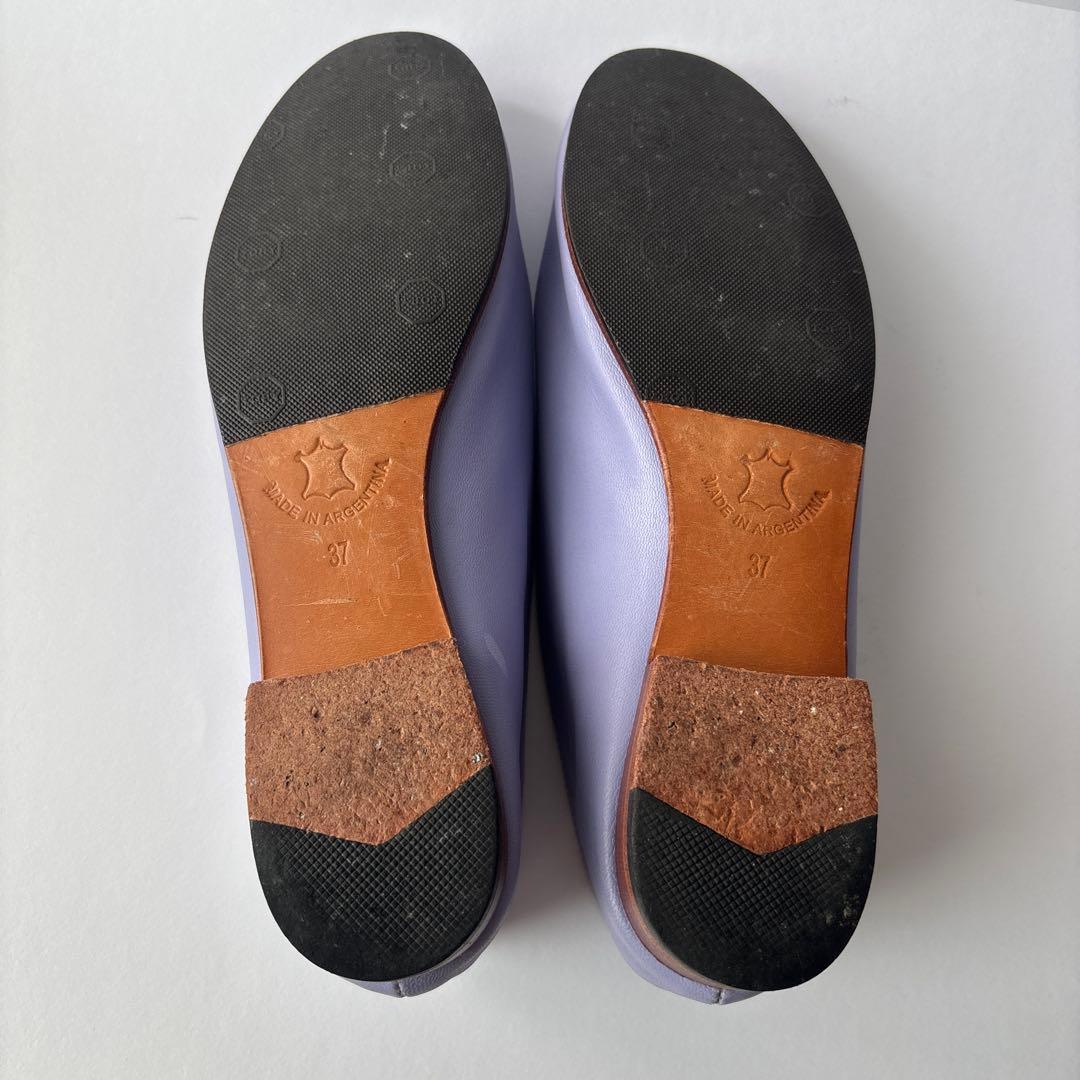 マルティニアーノ MARTINIANO 37 ラベンダー フラットシューズ