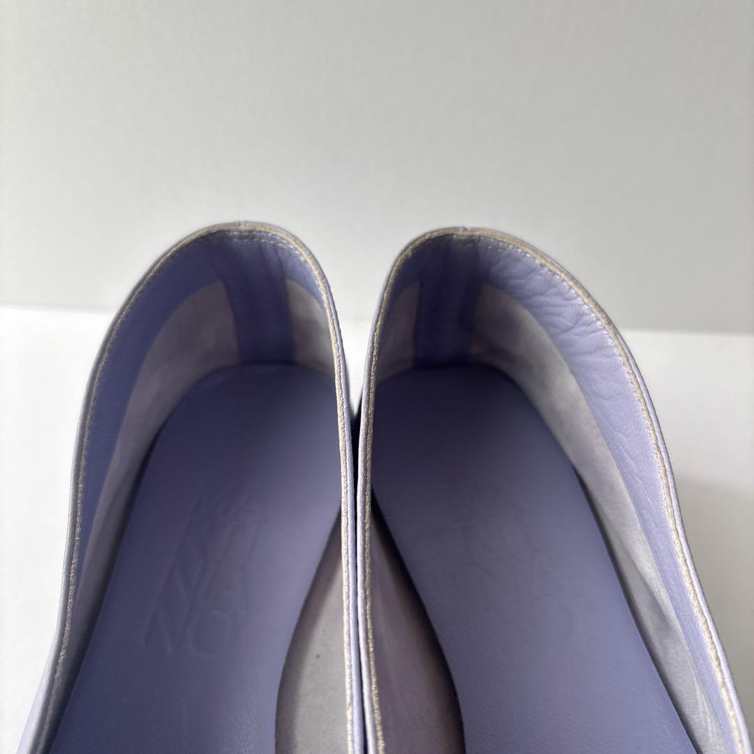 マルティニアーノ MARTINIANO 37 ラベンダー フラットシューズ