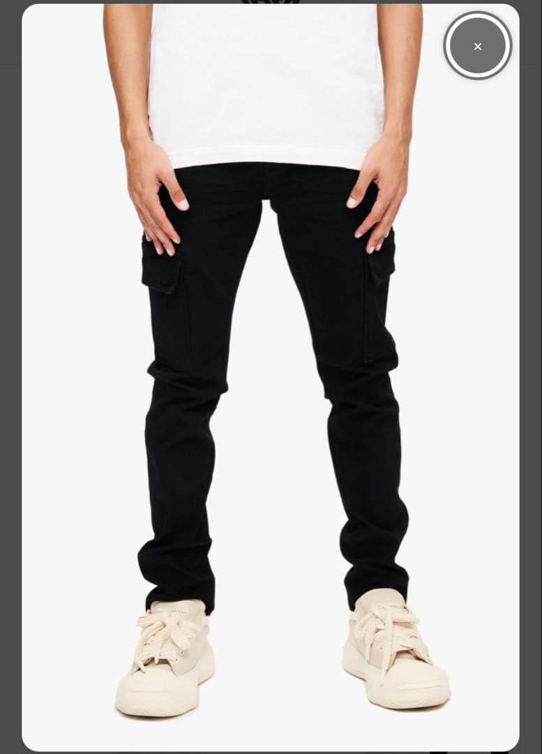 VALABASAS バラバサス スキニーデニム ブラック 30