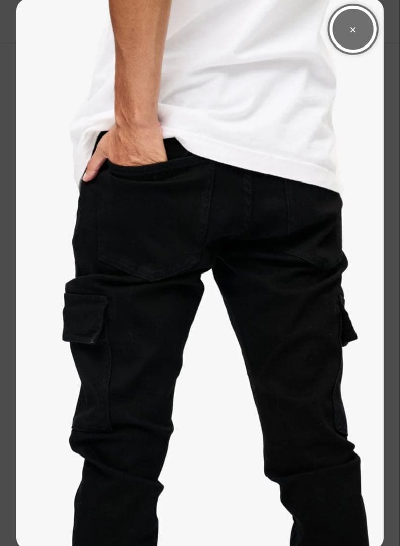 VALABASAS バラバサス スキニーデニム ブラック 30