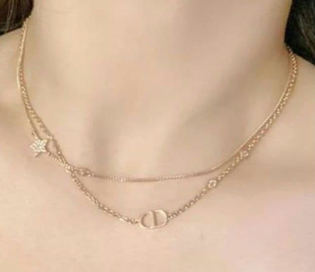 Dior Petit CD ダブル ネックレス ディオール チェーン