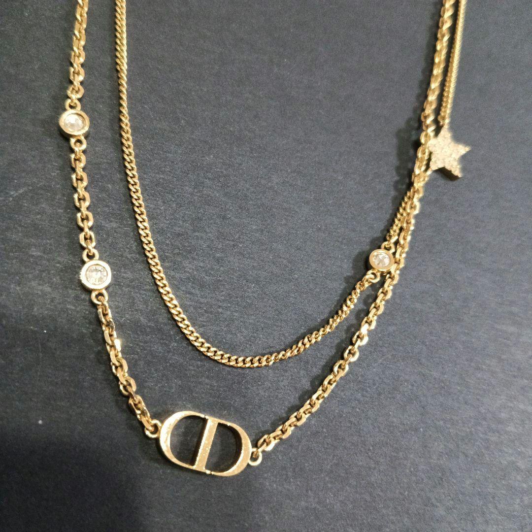 Dior Petit CD ダブル ネックレス ディオール チェーン