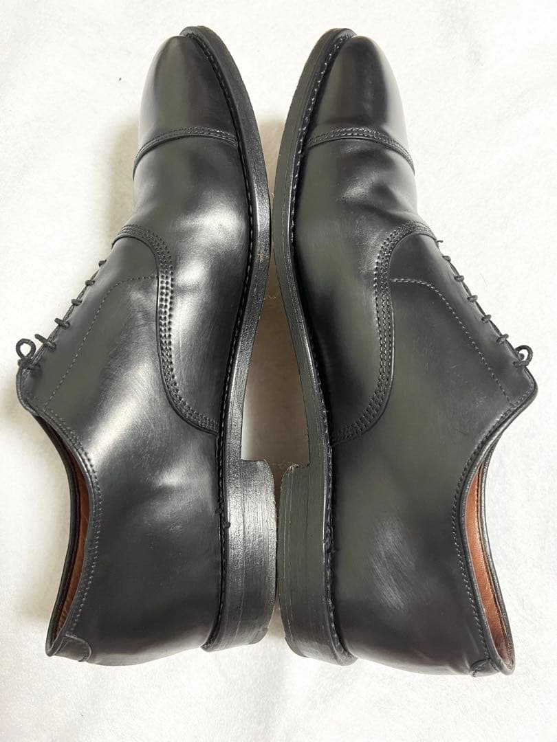 極美品】AllnEdmonsHorween社製シェルコードバン ストレートチップ