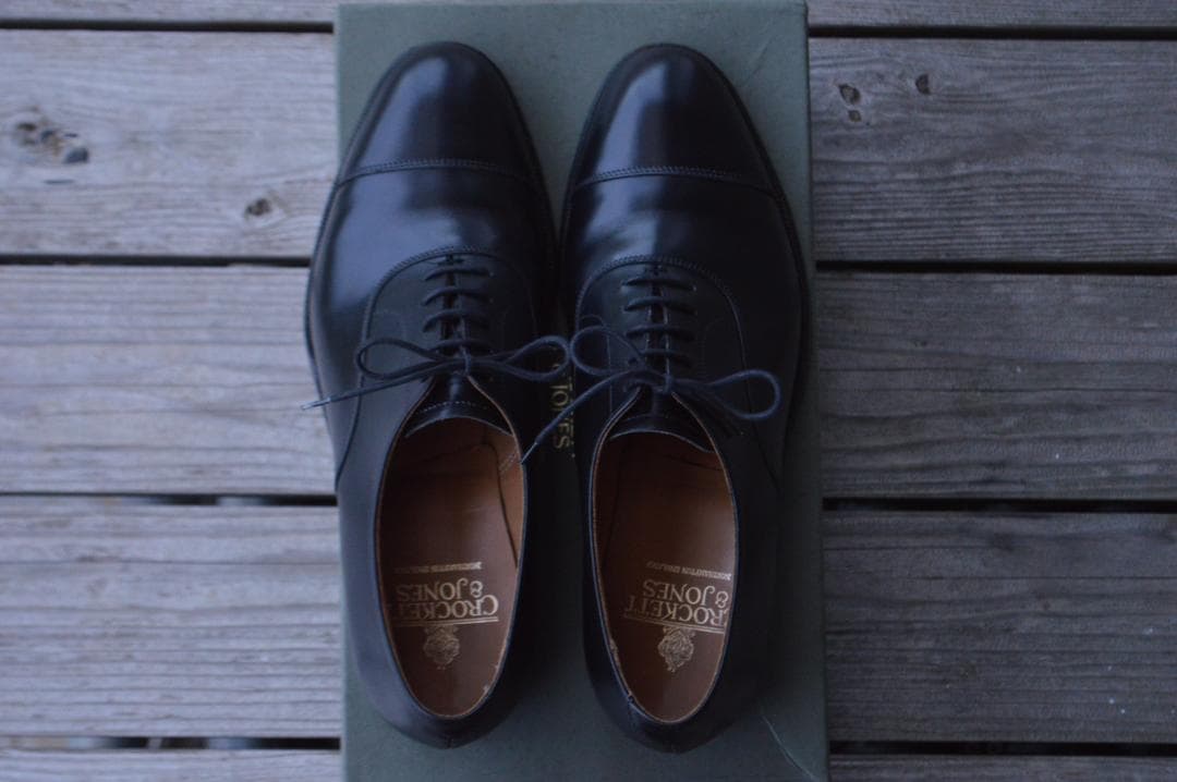 着用数回　CROCKETT＆JONES　CONNAUGHT　6E　ブラック　②