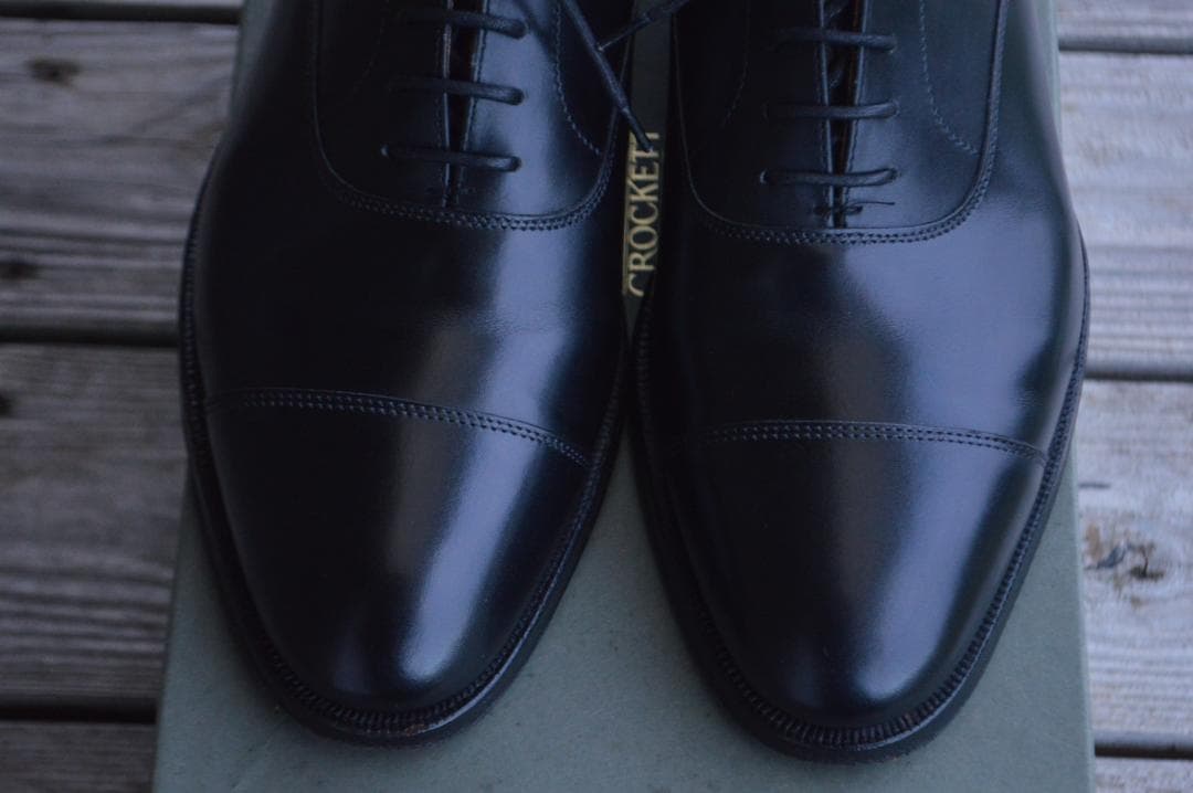 着用数回　CROCKETT＆JONES　CONNAUGHT　6E　ブラック　②