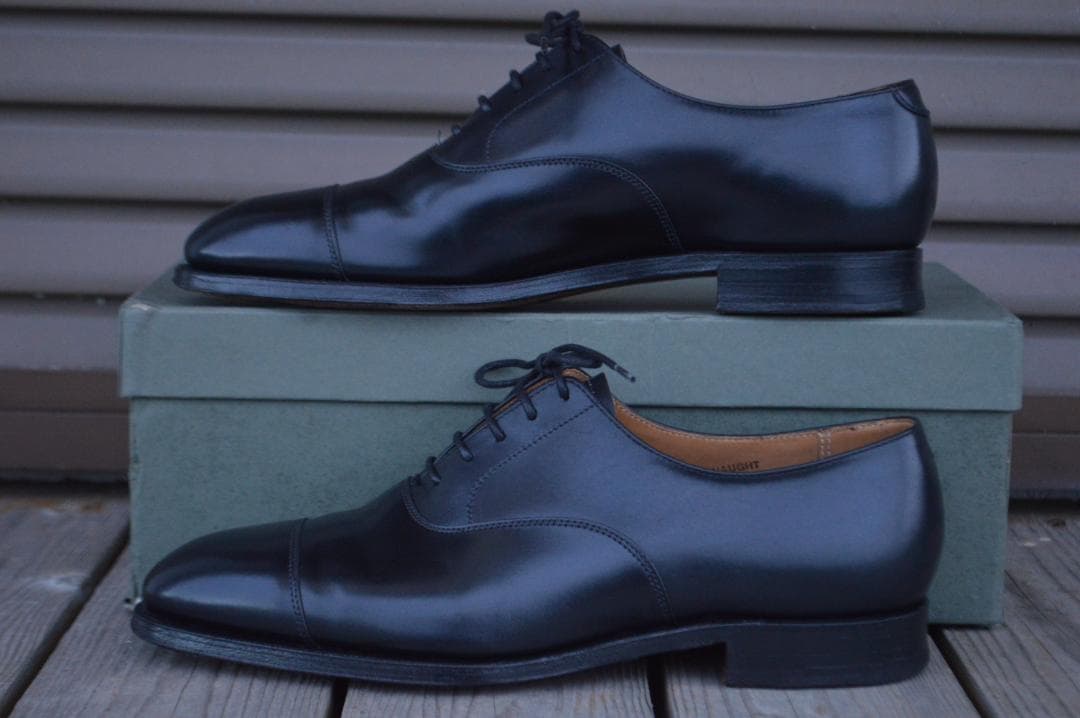 着用数回　CROCKETT＆JONES　CONNAUGHT　6E　ブラック　②