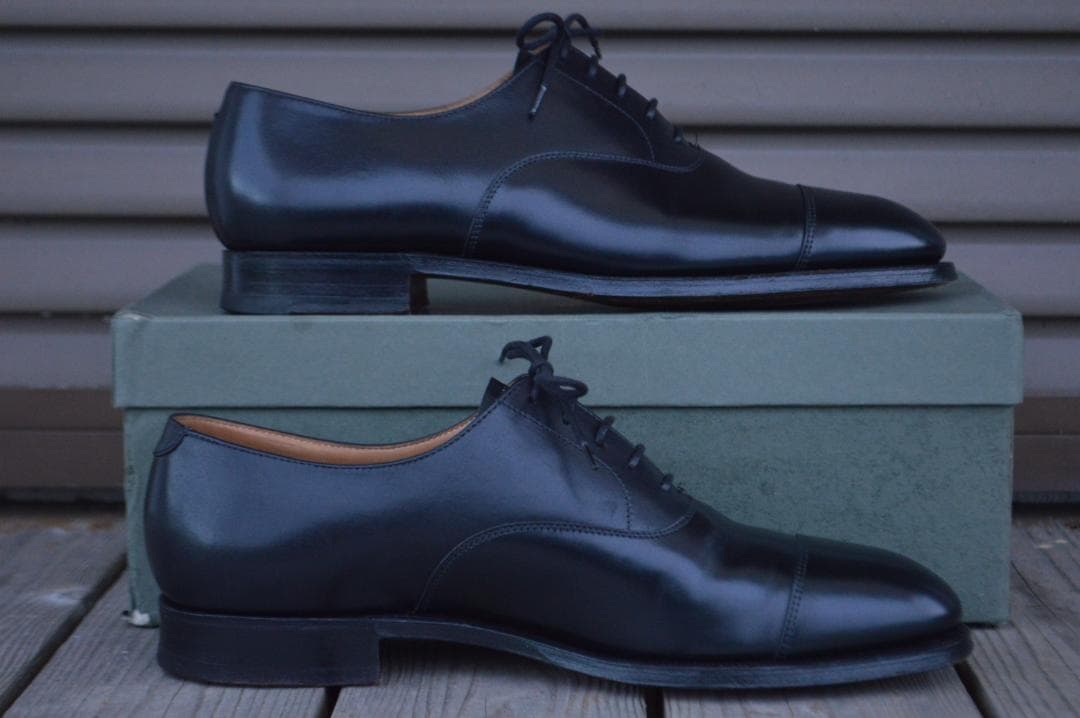 着用数回　CROCKETT＆JONES　CONNAUGHT　6E　ブラック　②