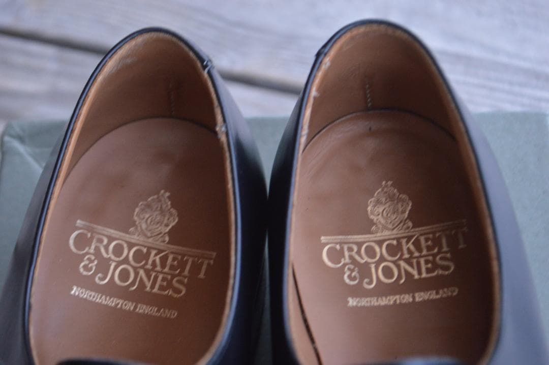 着用数回　CROCKETT＆JONES　CONNAUGHT　6E　ブラック　②