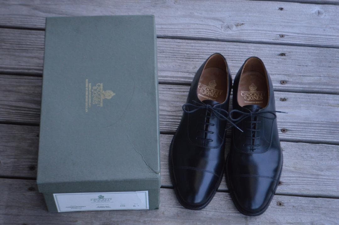 着用数回　CROCKETT＆JONES　CONNAUGHT　6E　ブラック　②