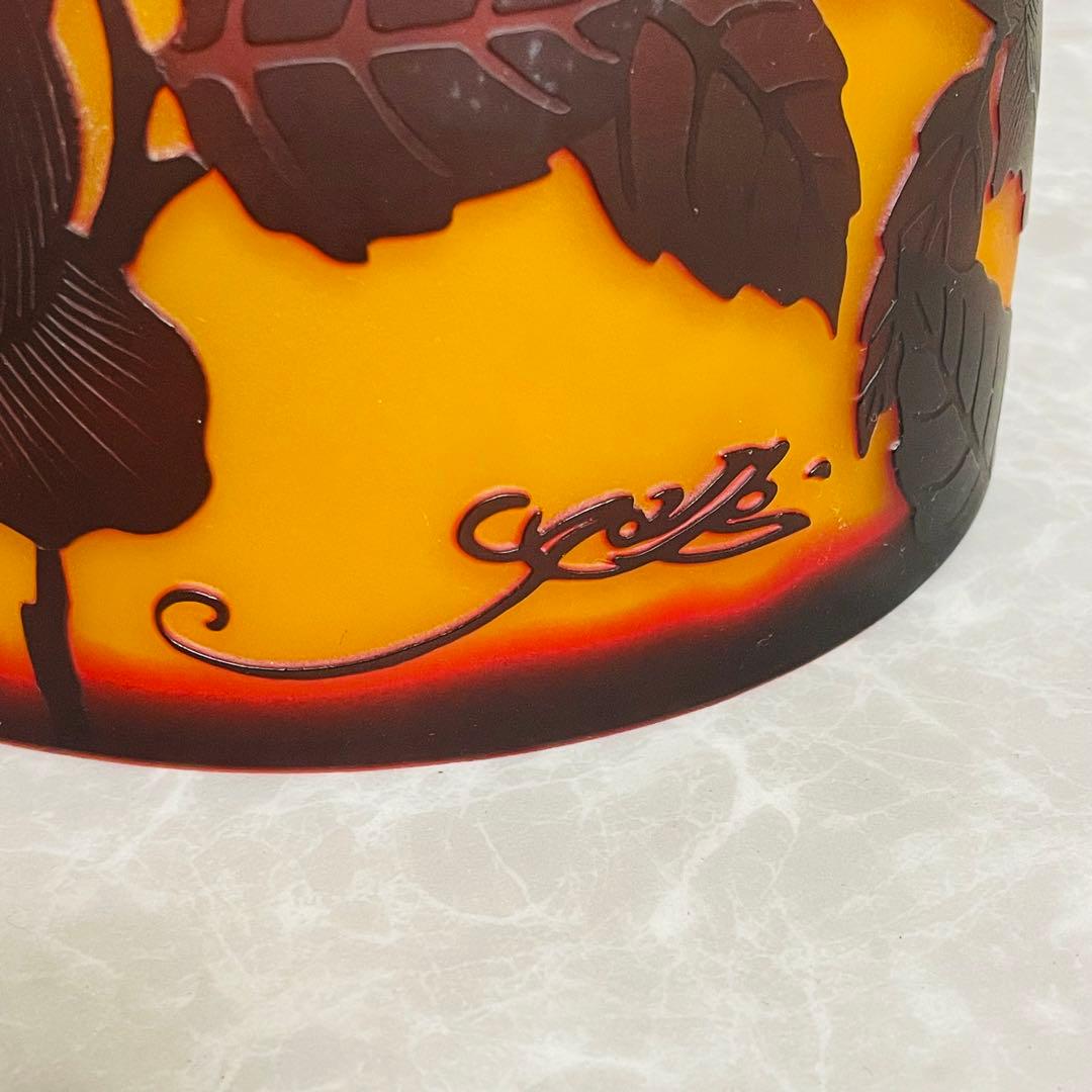 希少 ガレ風 スタンドライト スタンドライプ バラ 薔薇柄 アンティーク レトロ