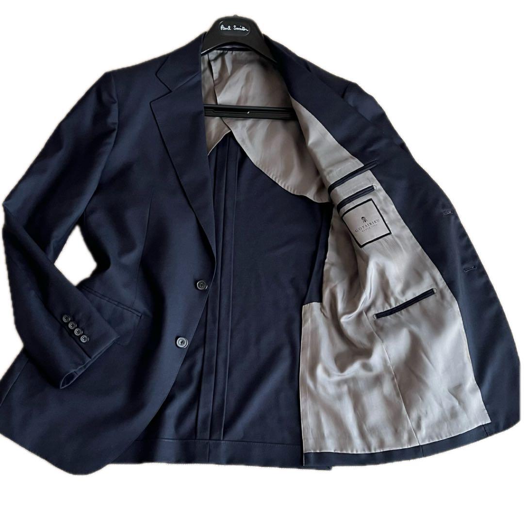 ✨極美品✨五大陸 オーダースーツ 黒 21年製 就活 ビジネス 冠婚葬祭 L相当