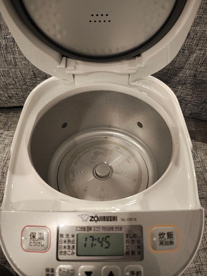 象印マホービン 炊飯器 1升 ホワイト NL-DB18-WA