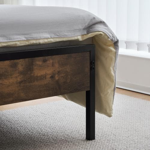 S ベッド コンセント 宮付き 収納  ヴィンテージ風 アイアンベッド