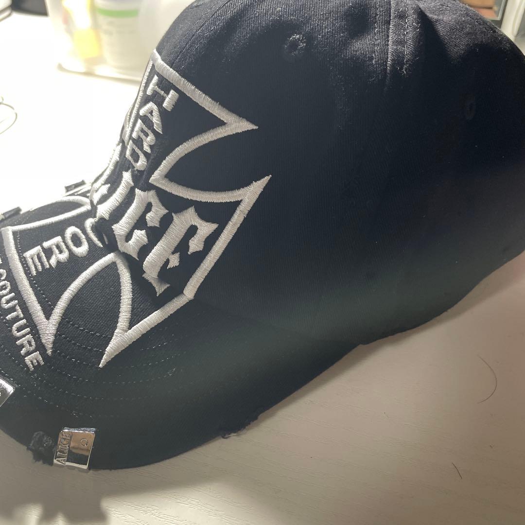 【極美品】alice hollywood ダメージキャップ（一度着用のみ）