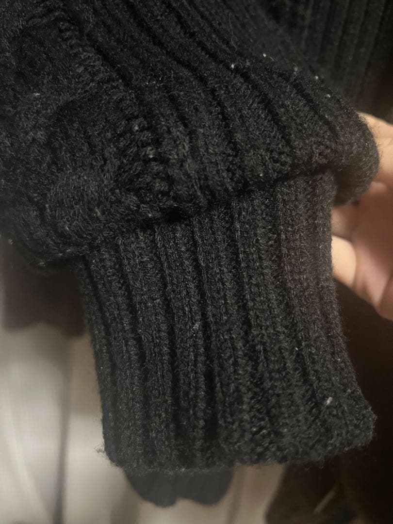 【完売品】laguagem CABLE KNIT FAUX FUR ブルゾン