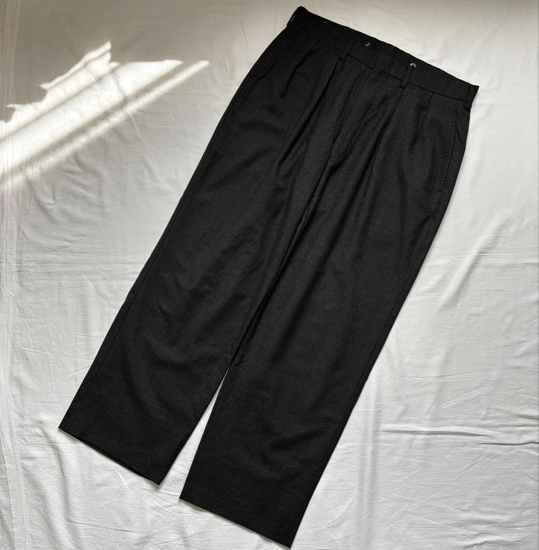 Polo by Ralph Lauren チャコールグレー ツータック ウール