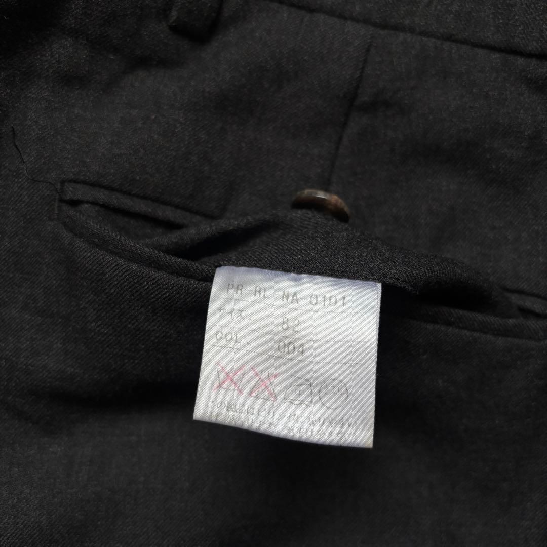 Polo by Ralph Lauren チャコールグレー ツータック ウール