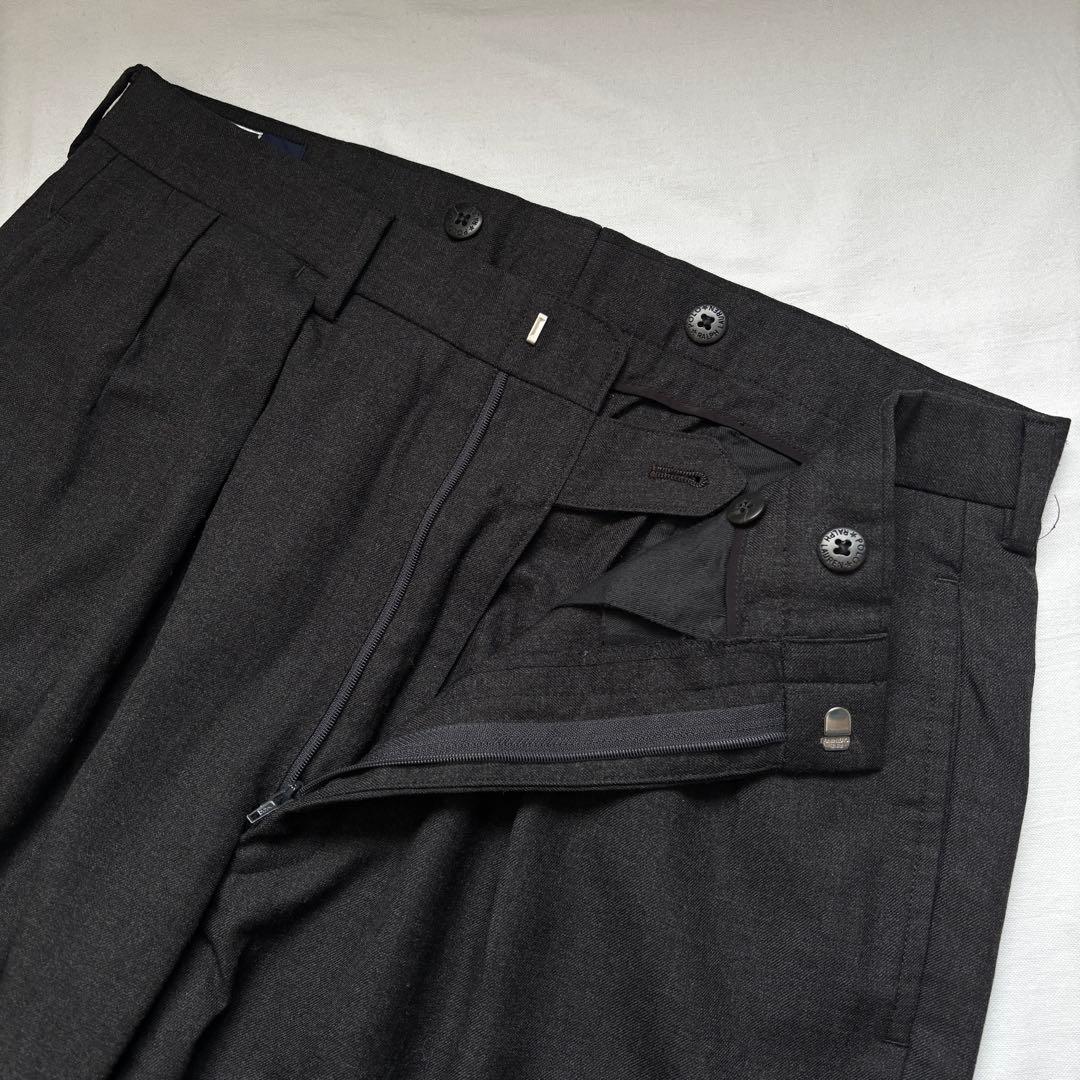 Polo by Ralph Lauren チャコールグレー ツータック ウール