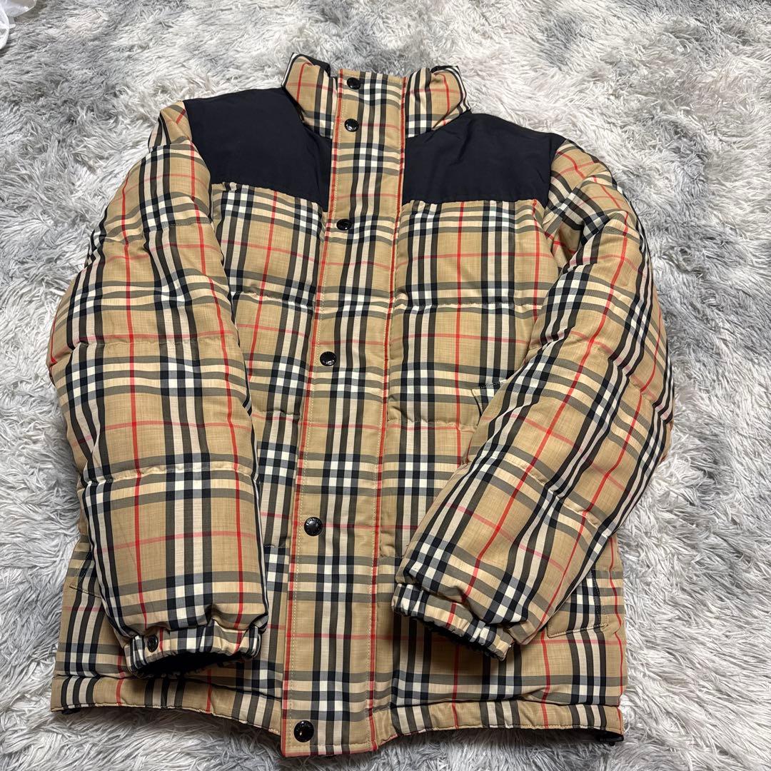 BURBERRYバーバリーノバチェック リバーシブル ダウンジャケット