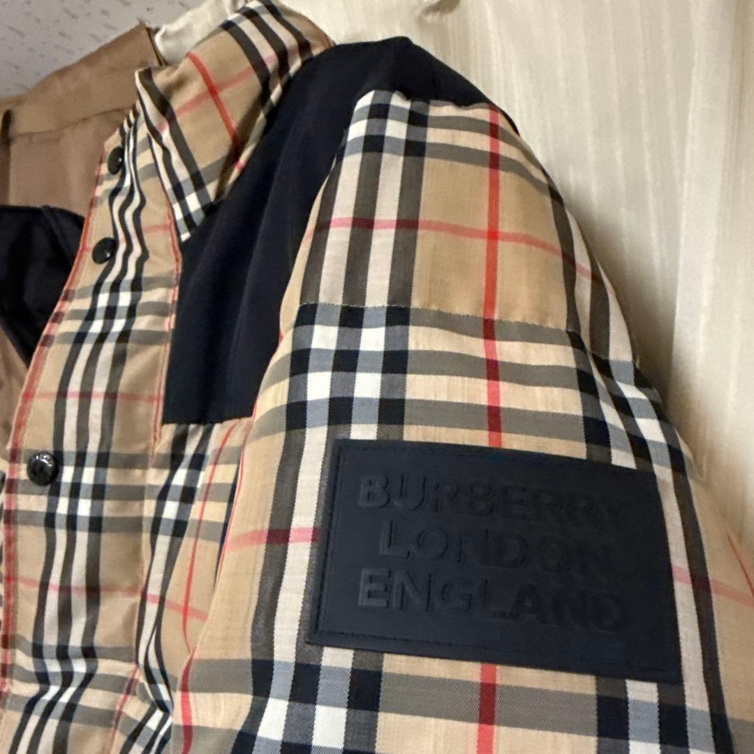 BURBERRYバーバリーノバチェック リバーシブル ダウンジャケット