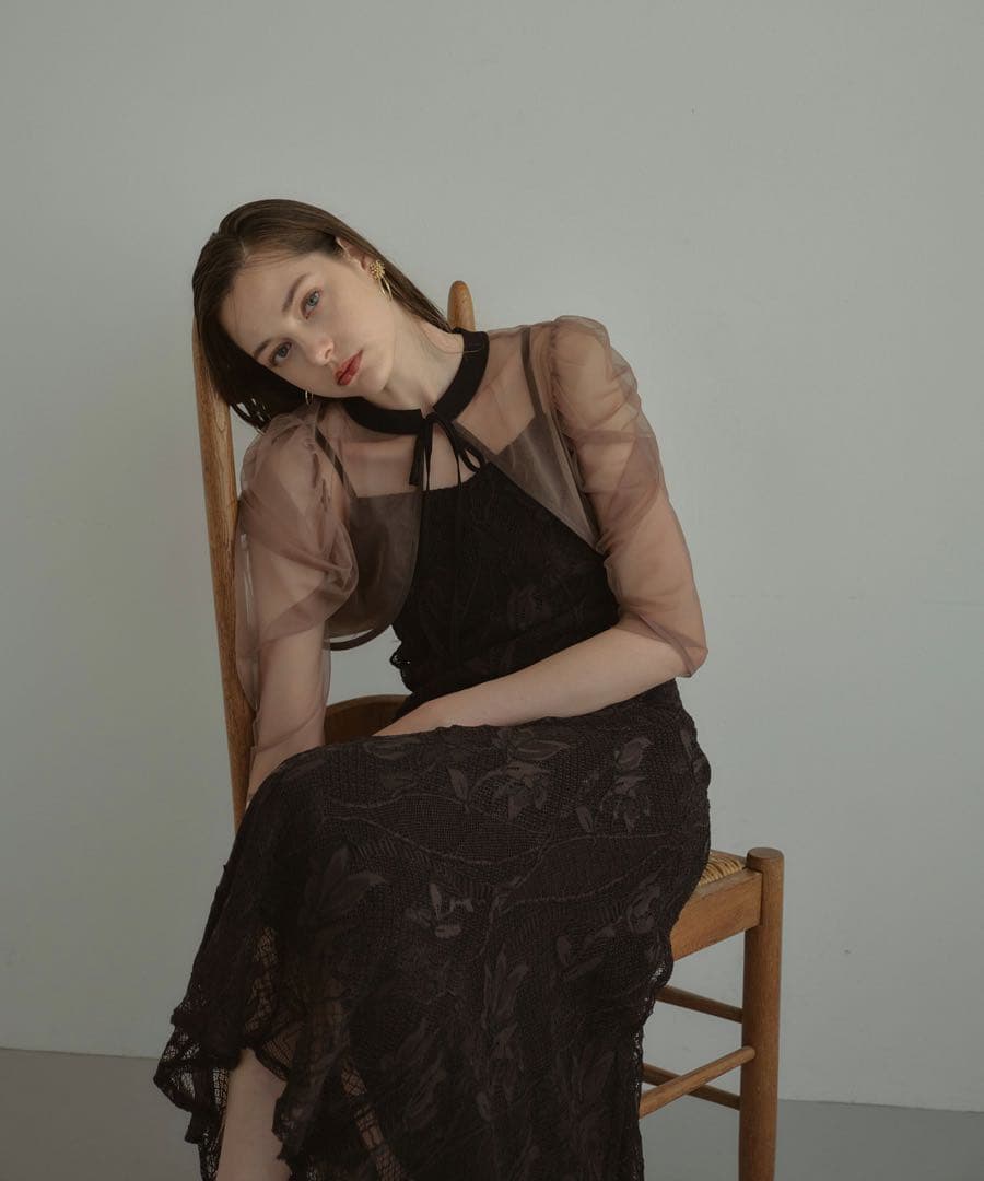 【今だけ価格】ANDRESD メニーウェイ ドレス ブラウン 結婚式 二次会