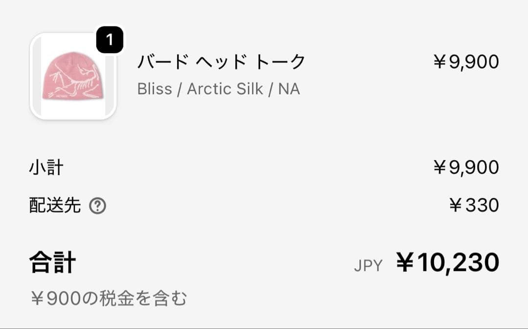 完売品ARC'TERYX Bird Head Toque ピンク ビーニー