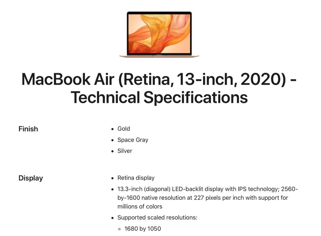 ちこさん専用512GB Apple MacBook Air 2020本体