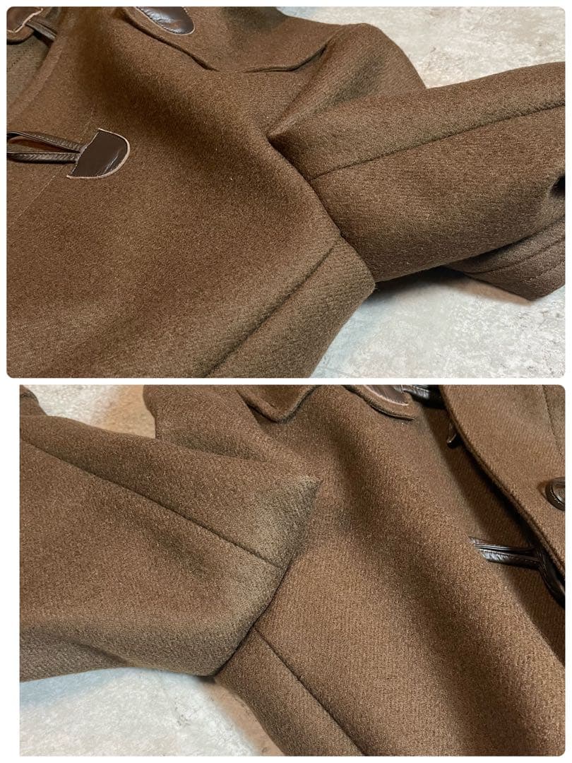 【極美品】ポールスチュアート ダッフルコート ウール100% ブラウン 46/M