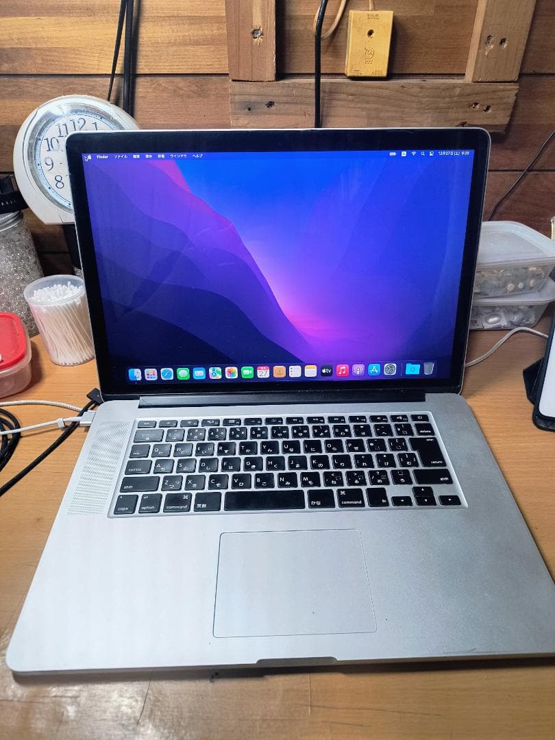 MacBook Pro 15インチRetina 2015 16GB 1TB
