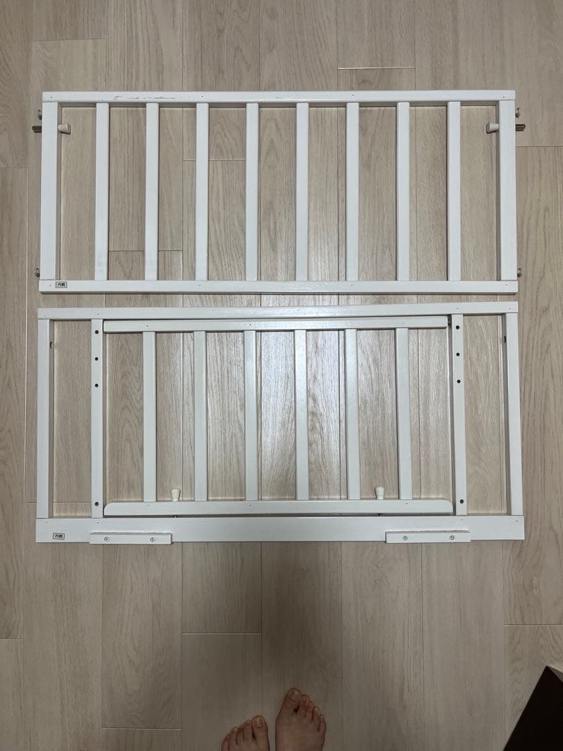 カトージ　ミニベッド ハイポジション アーチ（ホワイト）