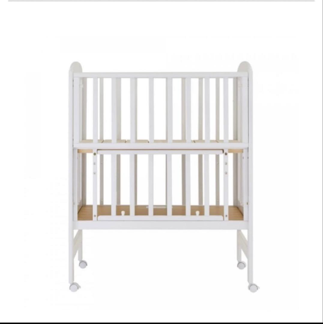 カトージ　ミニベッド ハイポジション アーチ（ホワイト）