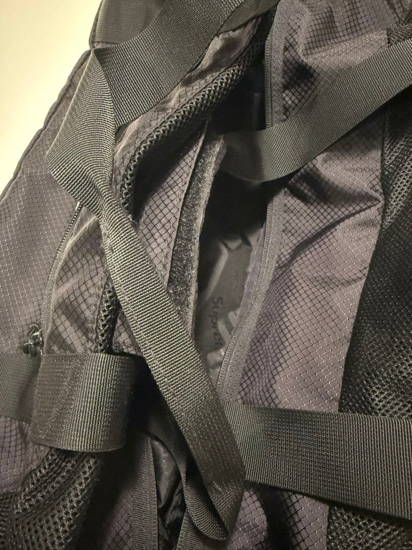 Supreme コーデュラ ブラックボストンバッグ