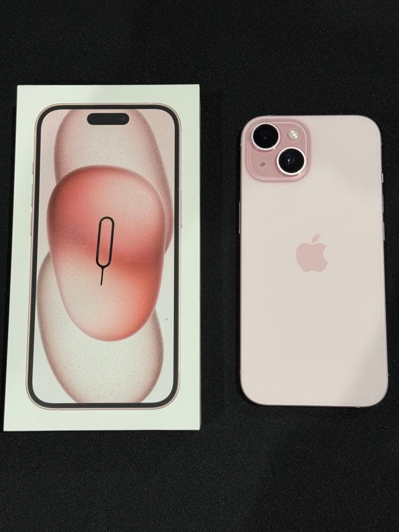 【中古】iPhone15 256GB 本体 ピンク バッテリー84%