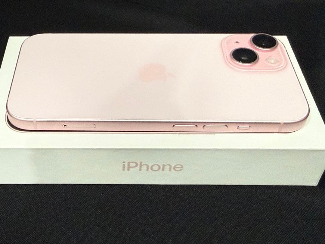 【中古】iPhone15 256GB 本体 ピンク バッテリー84%