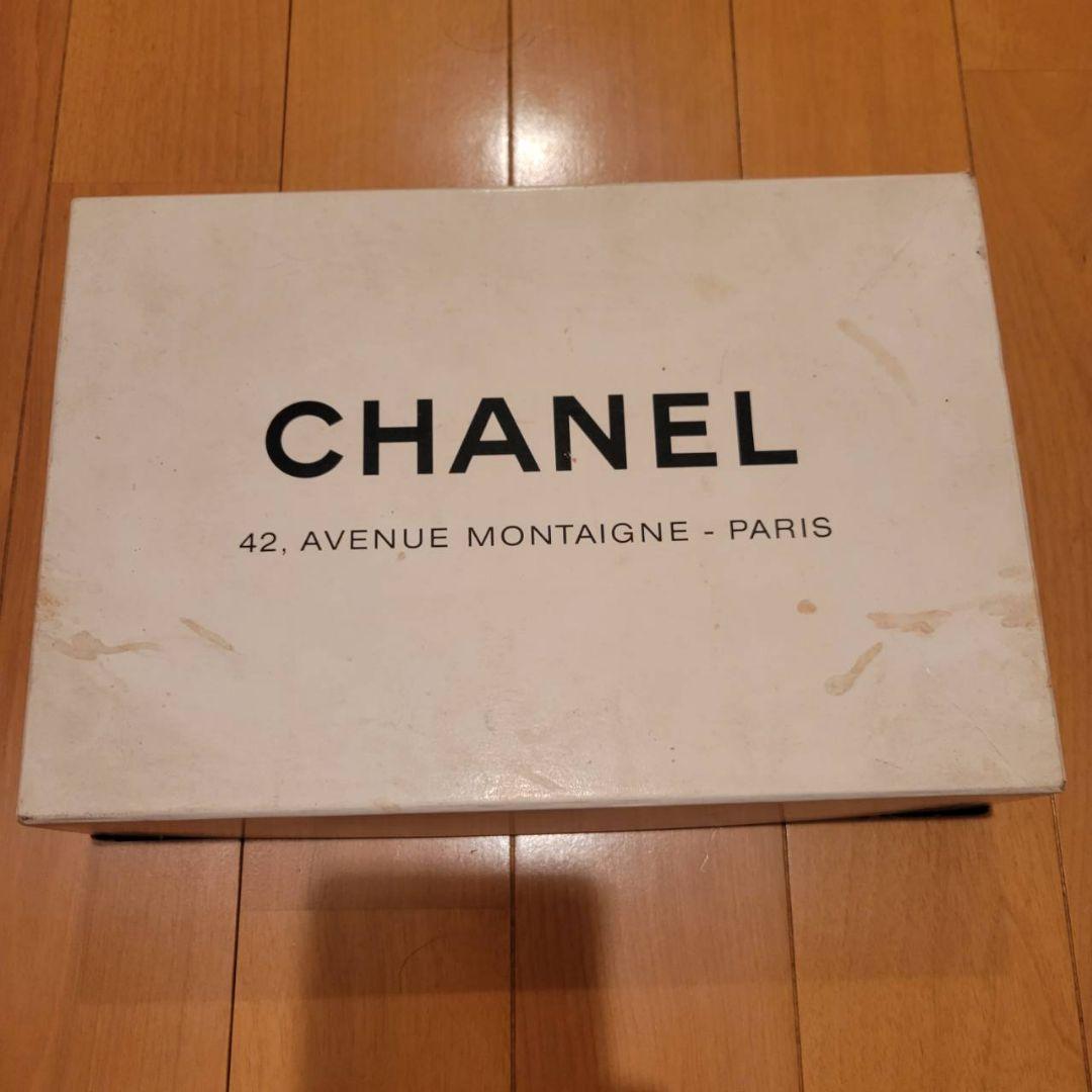 CHANEL シャネル リボン ブローチ ベロア ブラック 黒 箱付き