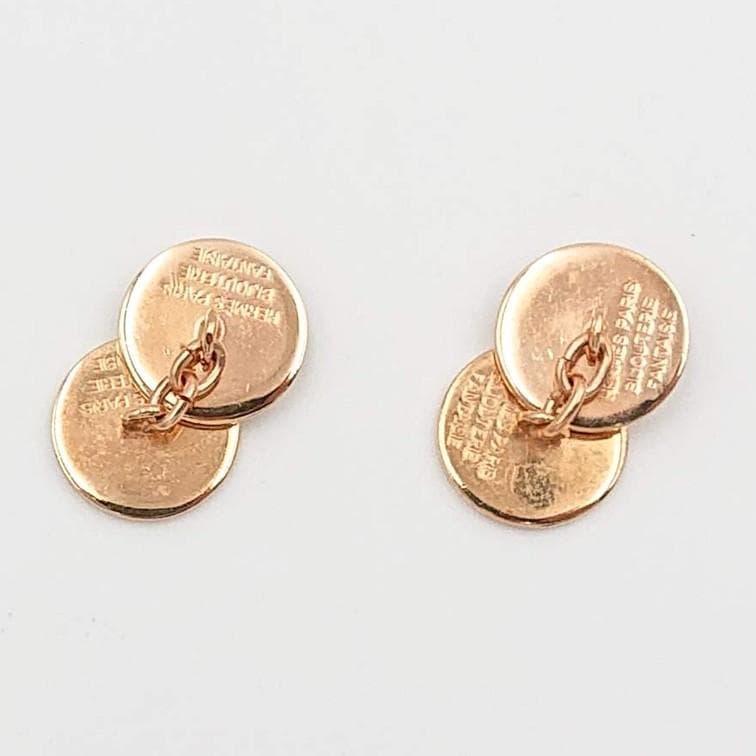 HERMES エルメス セリエ カフリンクス カフス ゴールド
