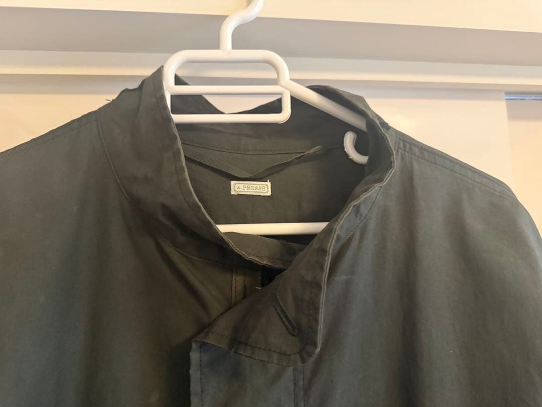 アプレッセ　a.presseモッズコート サイズ2 ダークグリーン　新品同様