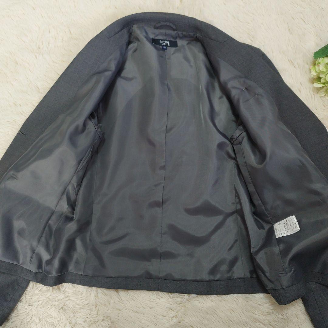 イーストボーイ 160フォーマル スーツ 制服 卒服 9号 グレー