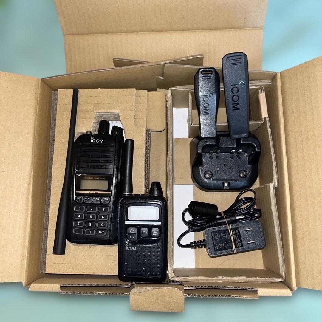Icom IC-T10 トランシーバー 充電器付き