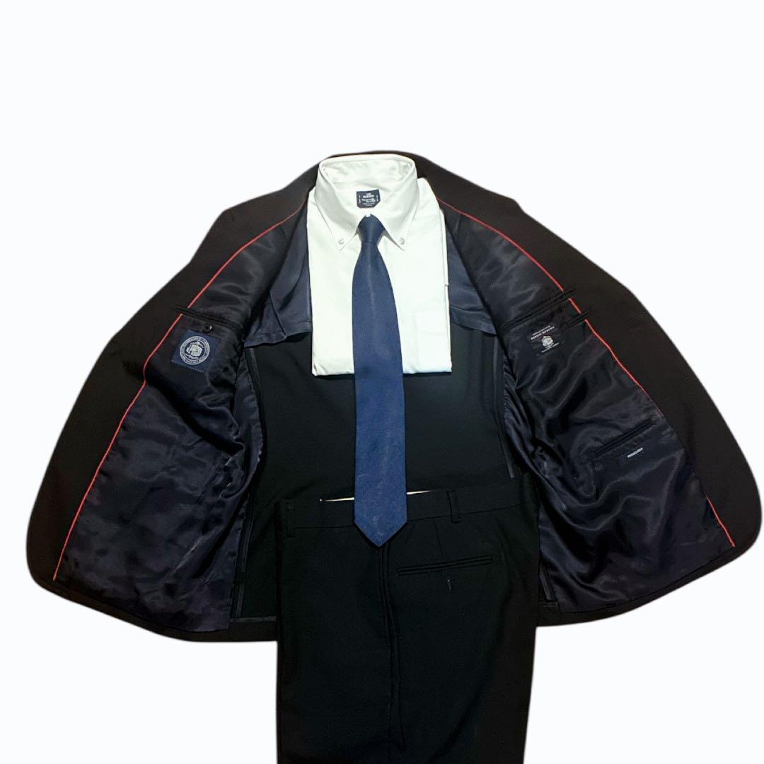 美品 ジェイプレス PRESSCLUSIVE ペピンメリノウール スーツ AB6