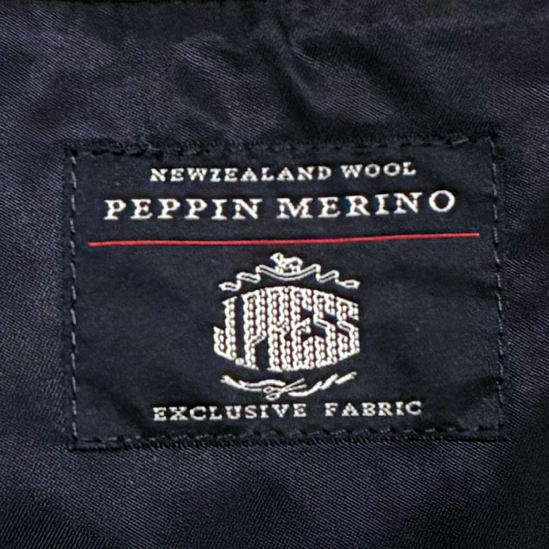 美品 ジェイプレス PRESSCLUSIVE ペピンメリノウール スーツ AB6