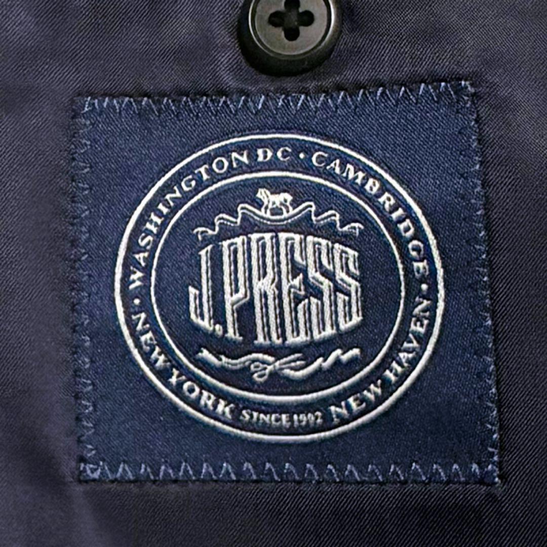 美品 ジェイプレス PRESSCLUSIVE ペピンメリノウール スーツ AB6