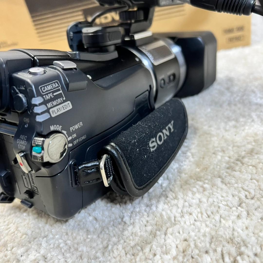 SONY HVR-A1J 業務用ビデオカメラ★XLRマイク・箱付★バッテリー無