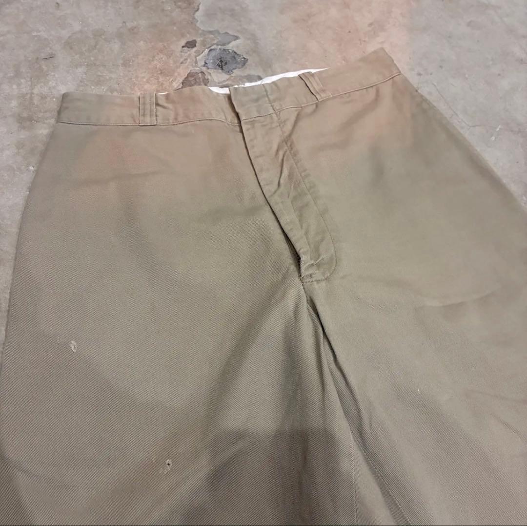 70s USMC Chino 米軍 海兵隊 チノパン トラウザーズパンツ 実物