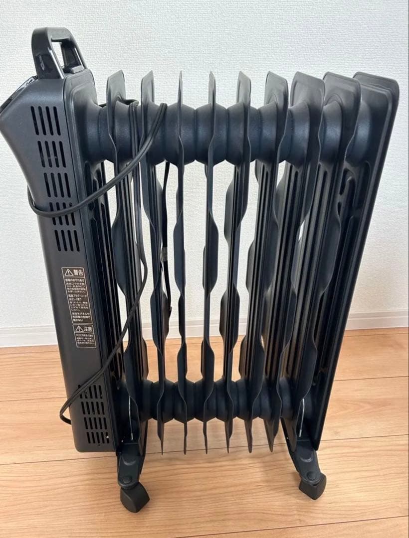 アイリスオーヤマ ウェーブ型オイルヒーター KIWHD-1210M 取説付き